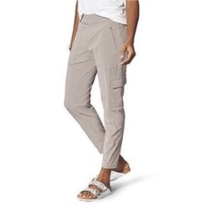 Athleta Chelsea Cargo Pants, Khaki, Size 8